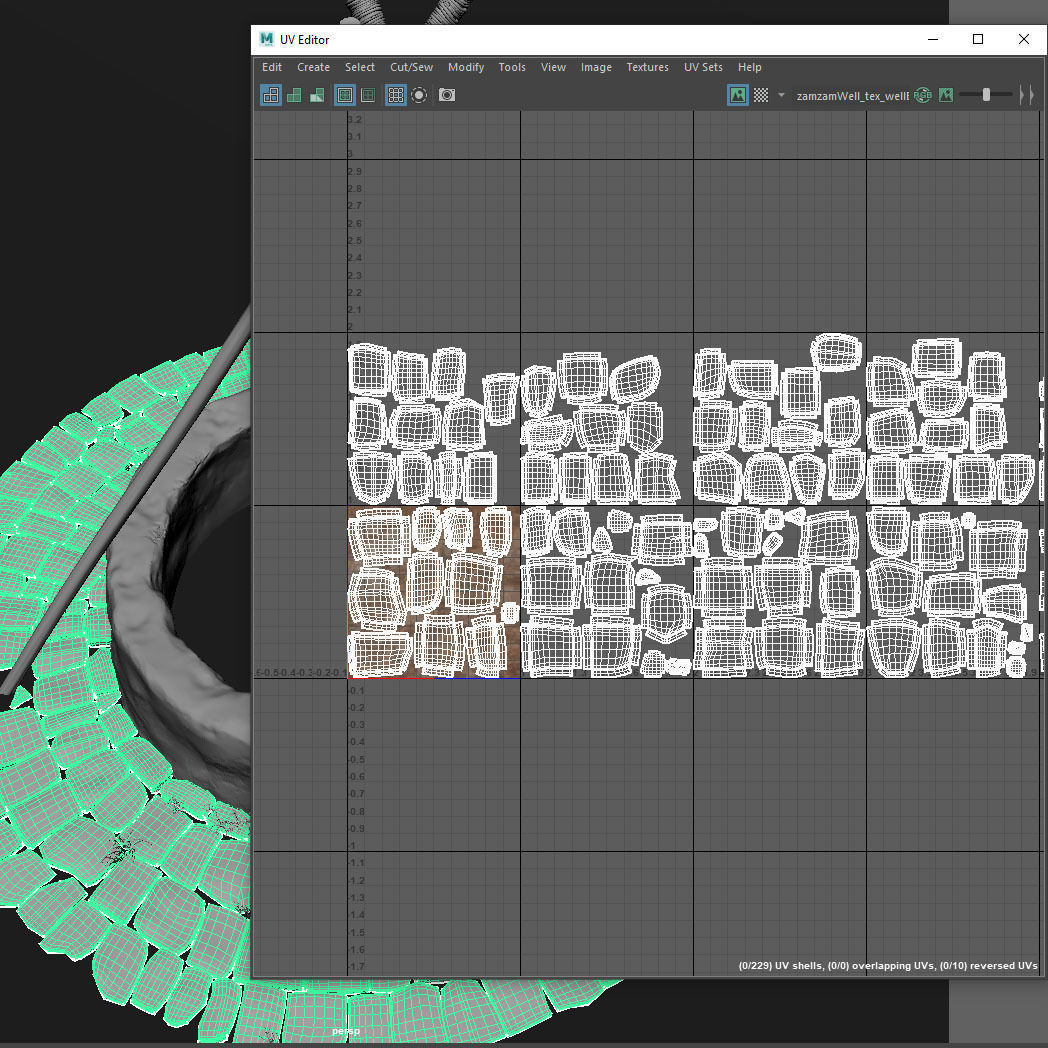 The Well tepee with sticks 3D model_8