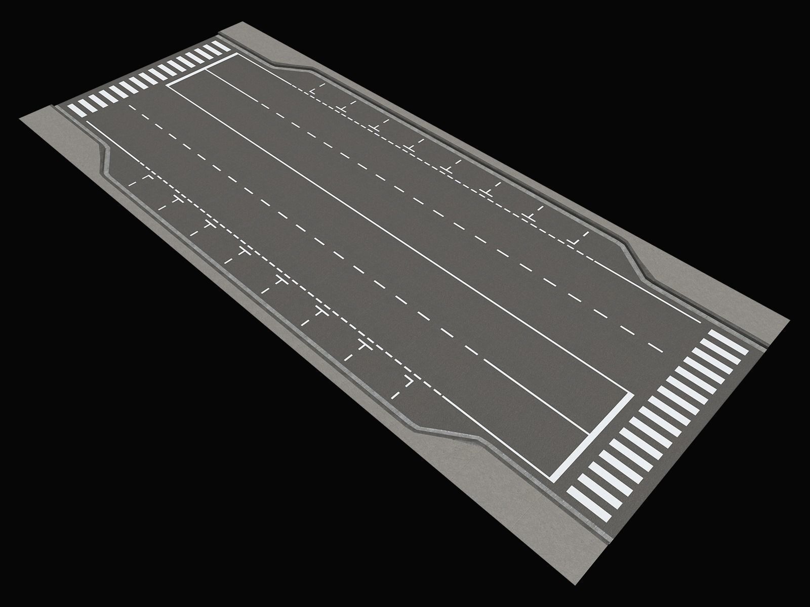 City Streets Construction Kit V2 Low-poly 3D model_11