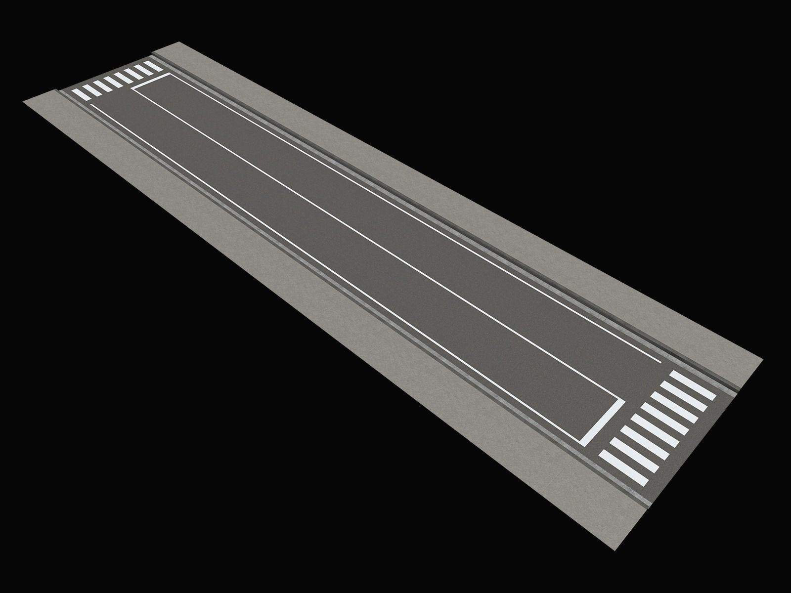 City Streets Construction Kit V2 Low-poly 3D model_3