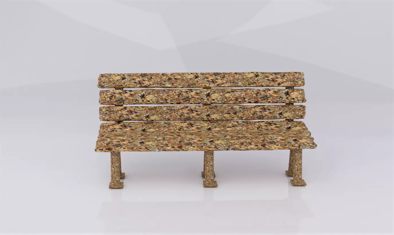 Granola Bench 3D model_0