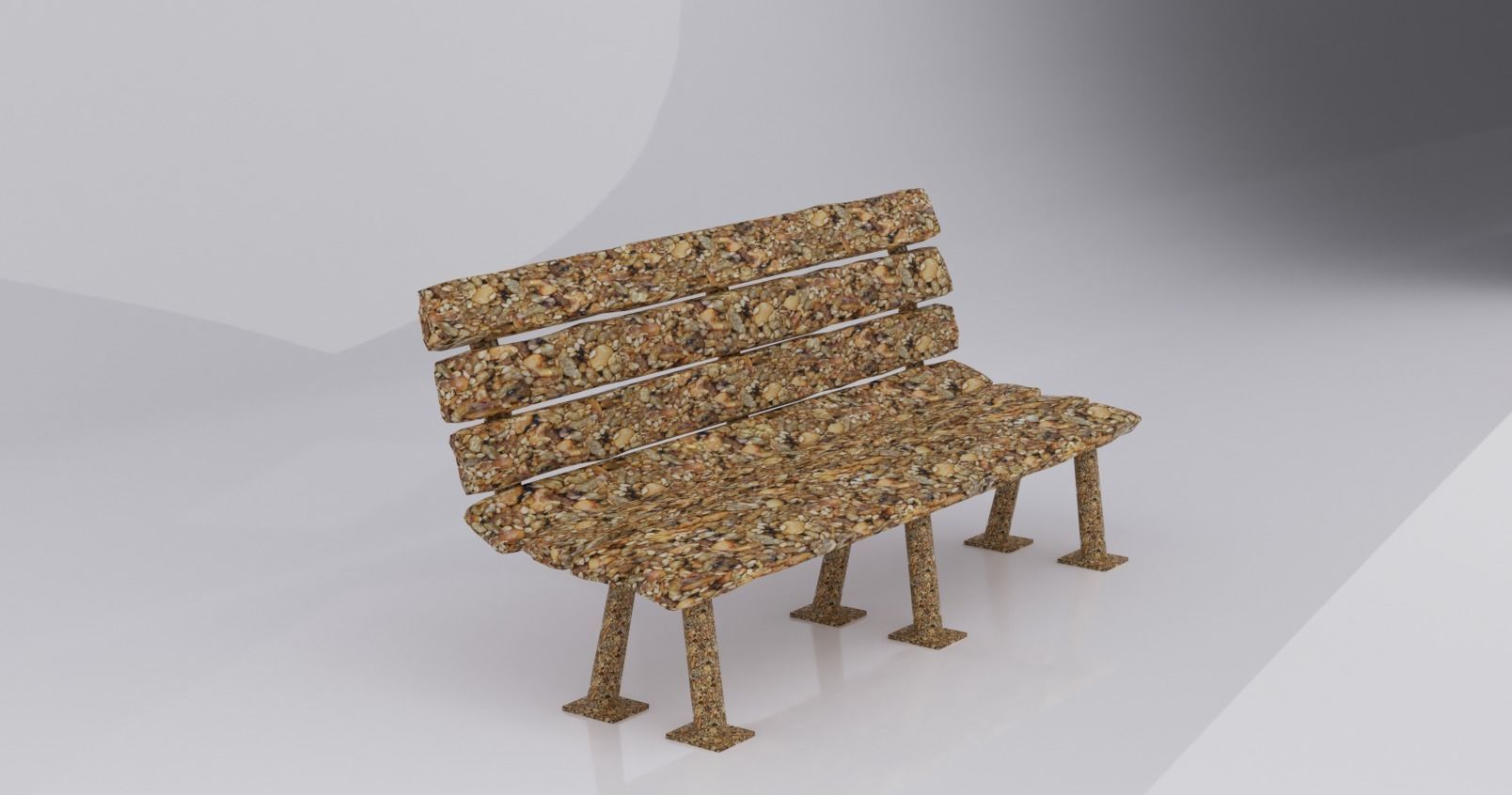 Granola Bench 3D model_1