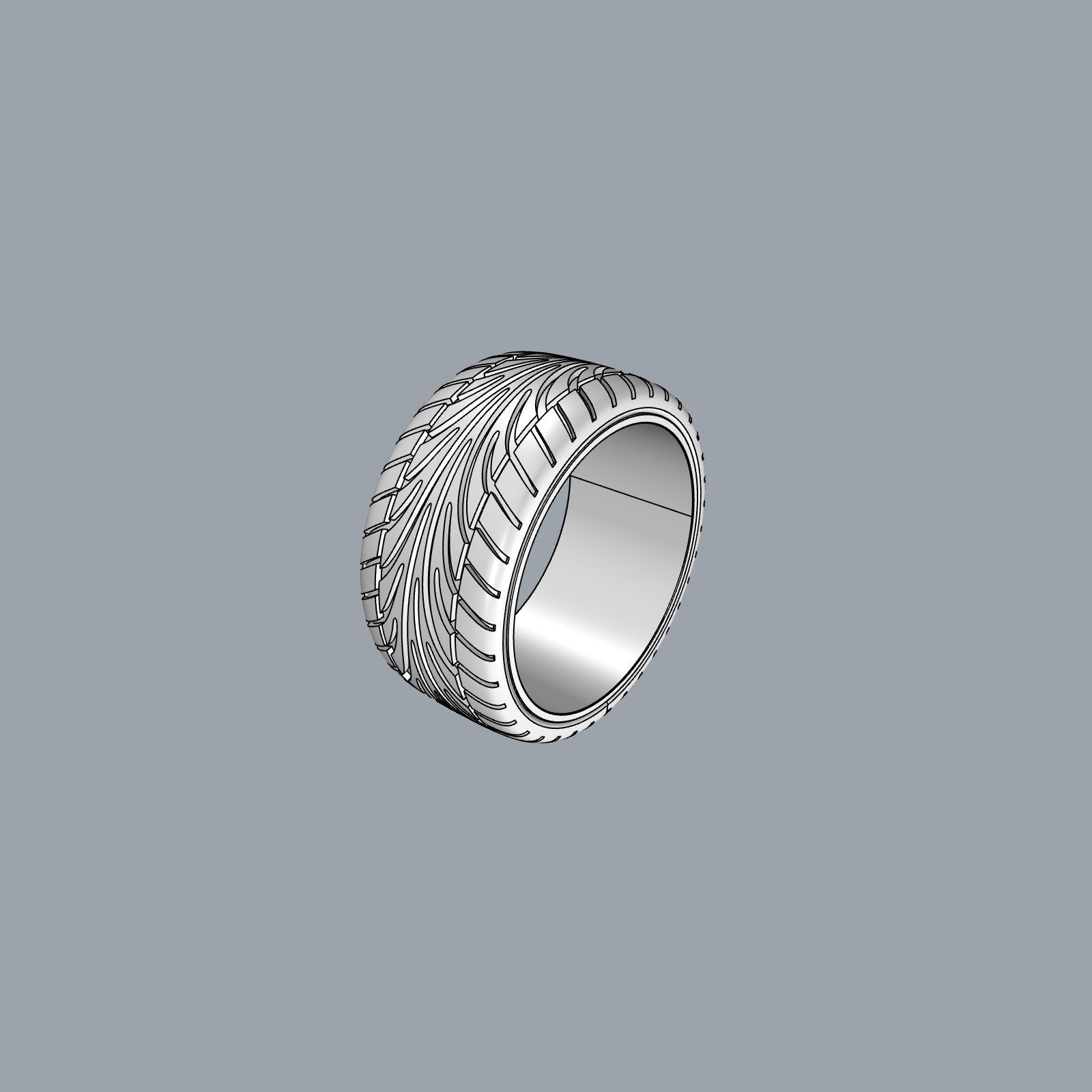 Tyre Ring 3D print model_2
