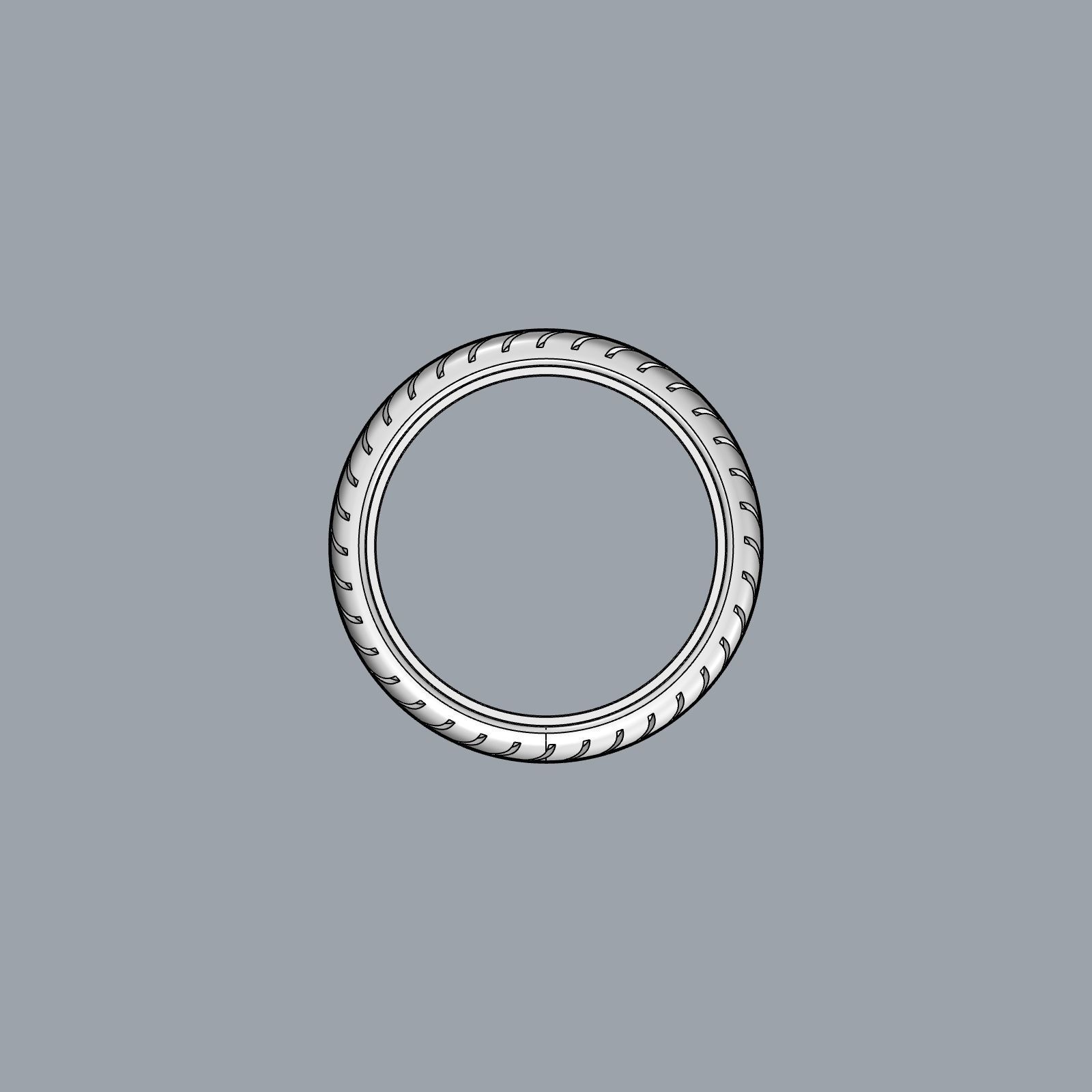 Tyre Ring 3D print model_4