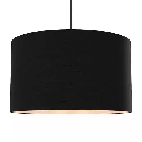 Restoration Hardware CICERO ROUND SHADE PENDANT 30 Black