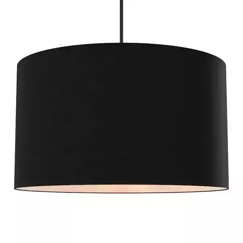 Restoration Hardware CICERO ROUND SHADE PENDANT 36 Black