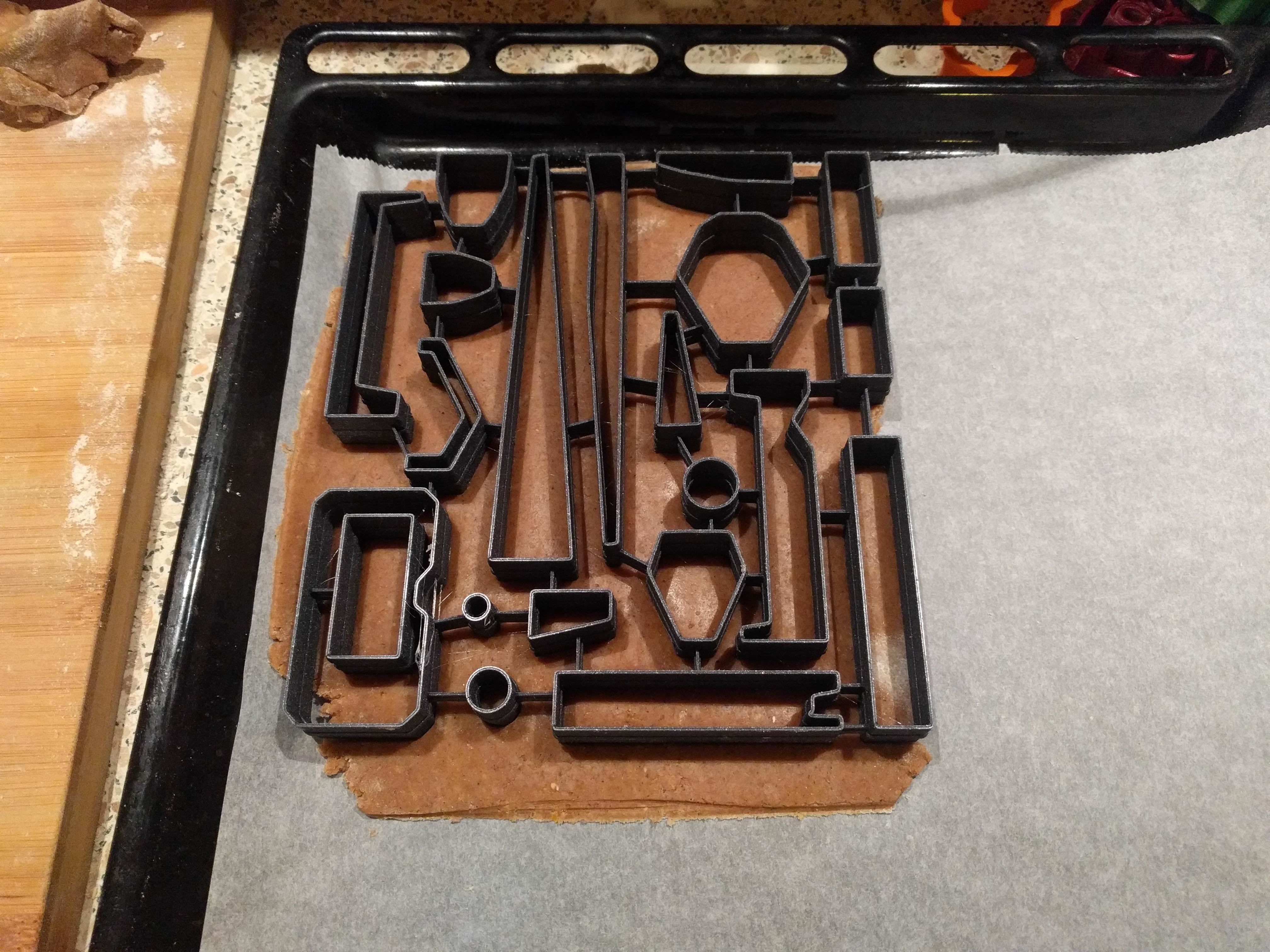 X-Wing Cookie Cutters 3D print model_1
