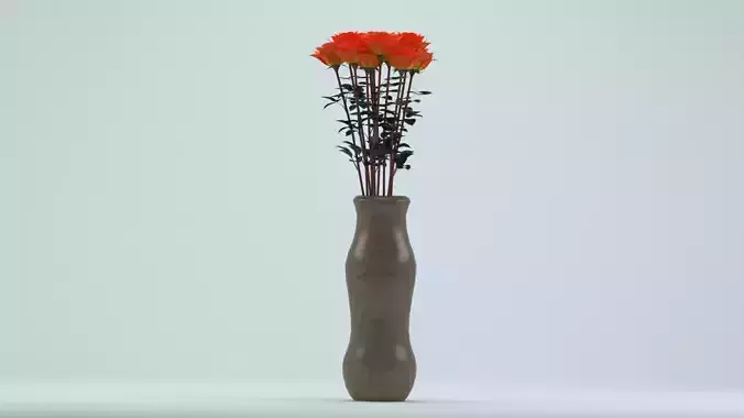 Vase of Roses