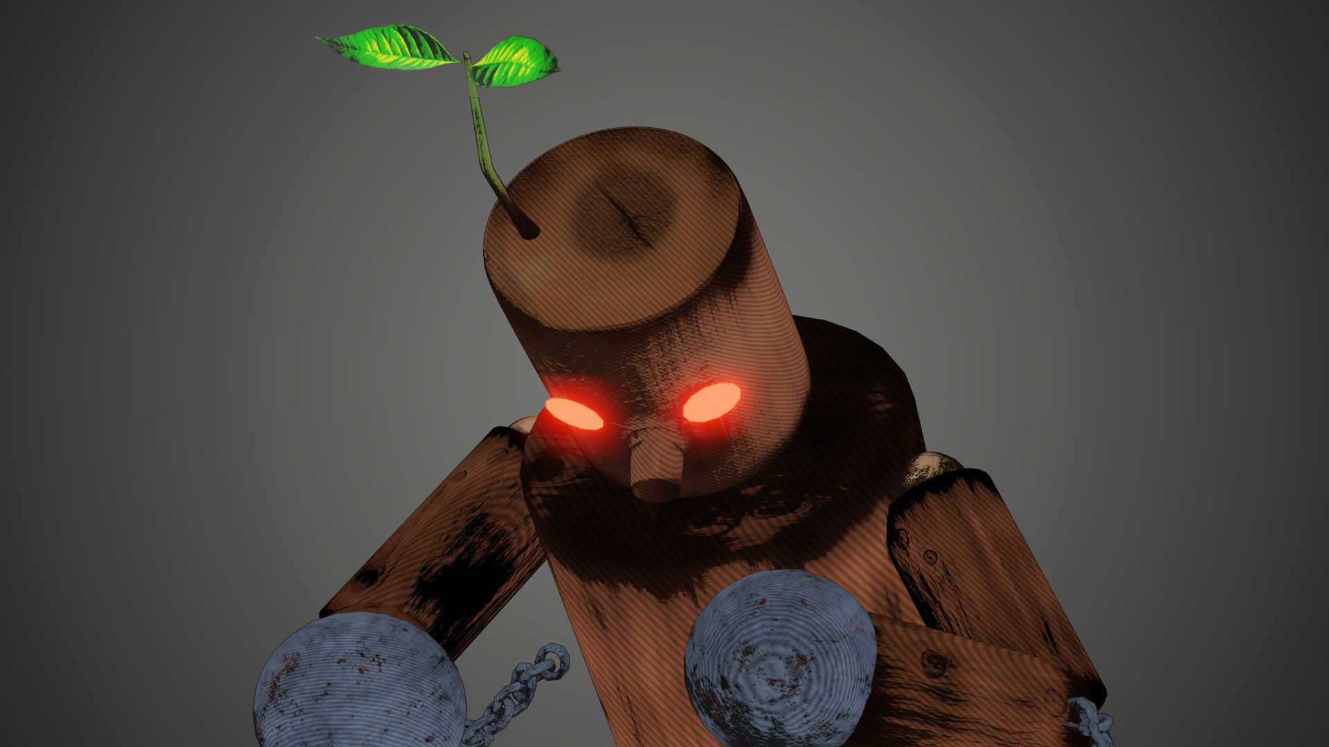 Mokujin tekken Free 3D model_1