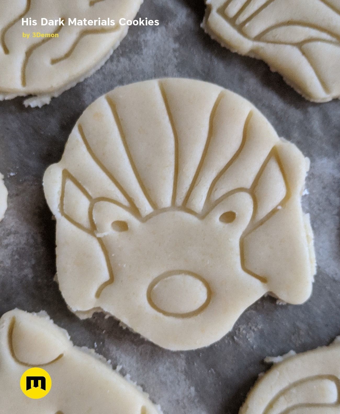 His Dark materials Cookie Cutters 3D print model_9