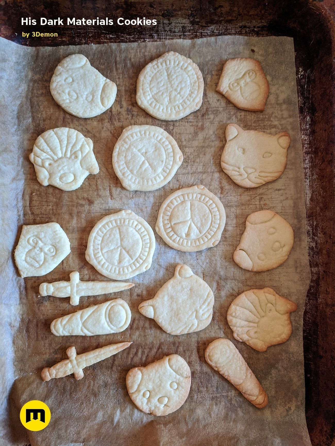 His Dark materials Cookie Cutters 3D print model_2
