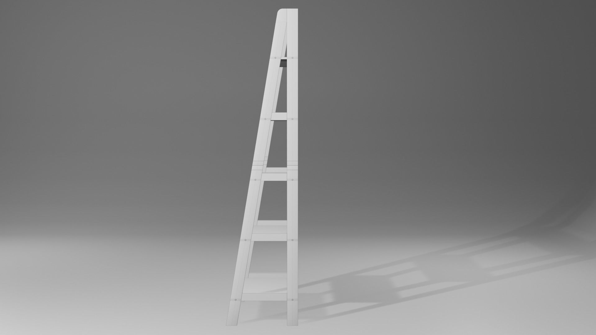 Ladder Shelf 3D model_5