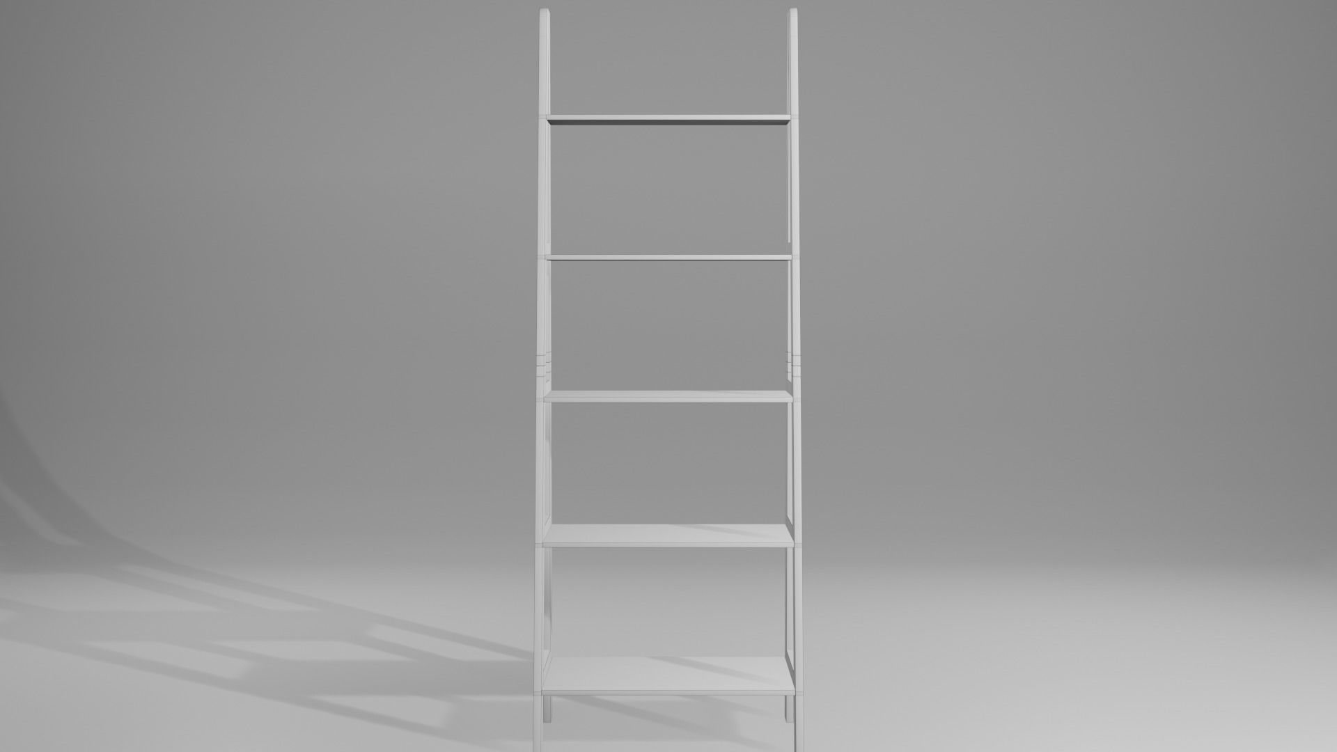 Ladder Shelf 3D model_4