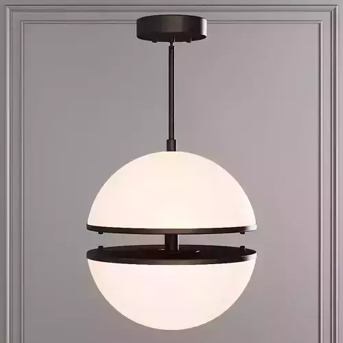 Restoration Hardware HEMISPHERE FLUSHMOUNT Black