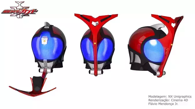Kamen Rider Kabuto 3D print model