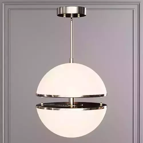 Restoration Hardware HEMISPHERE FLUSHMOUNT Nickel