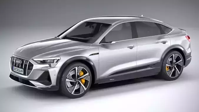 Audi E-Tron Sportback S-line 2021 3D model