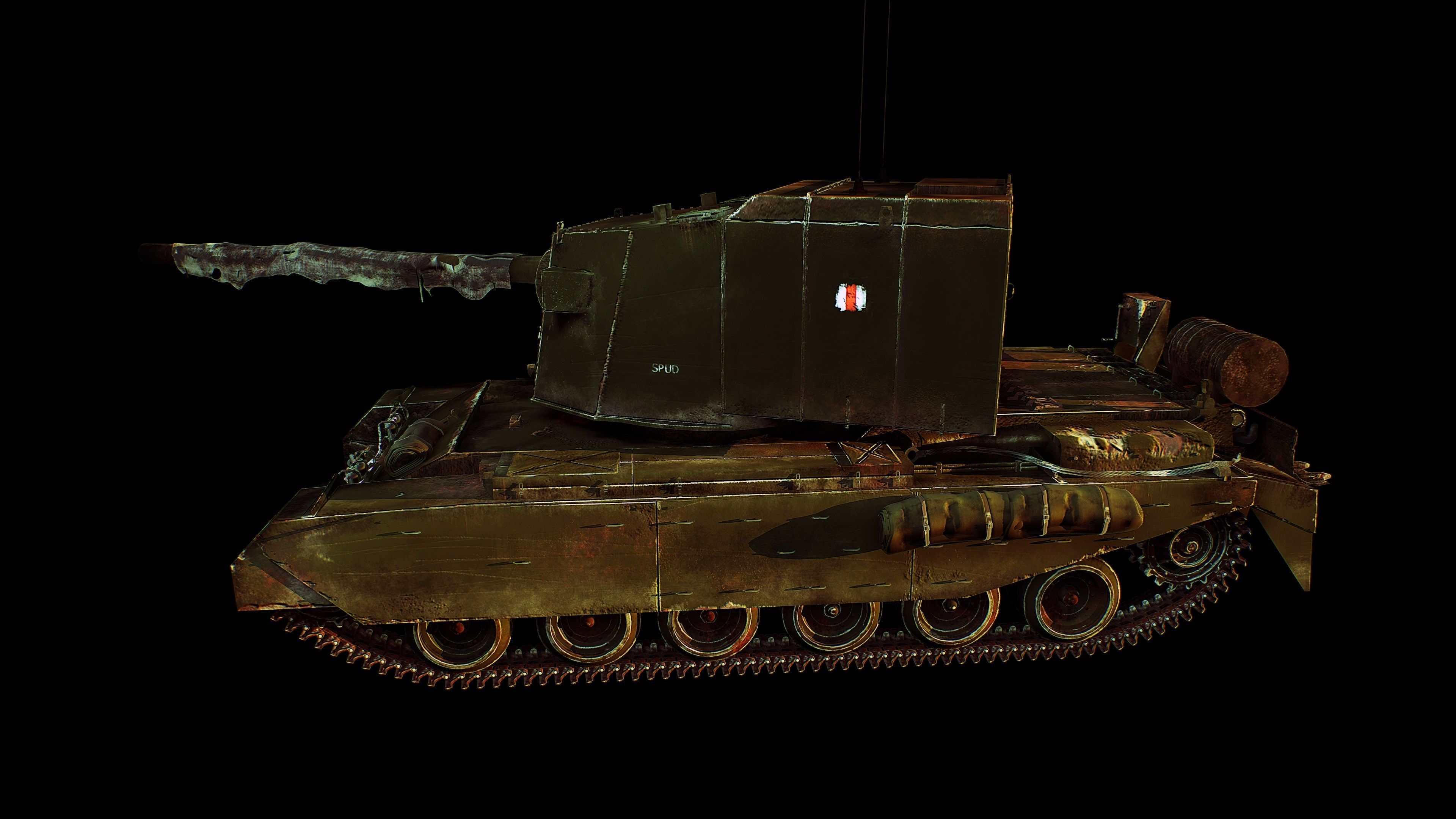 TANK FV-4005-stage-II 3D model_7