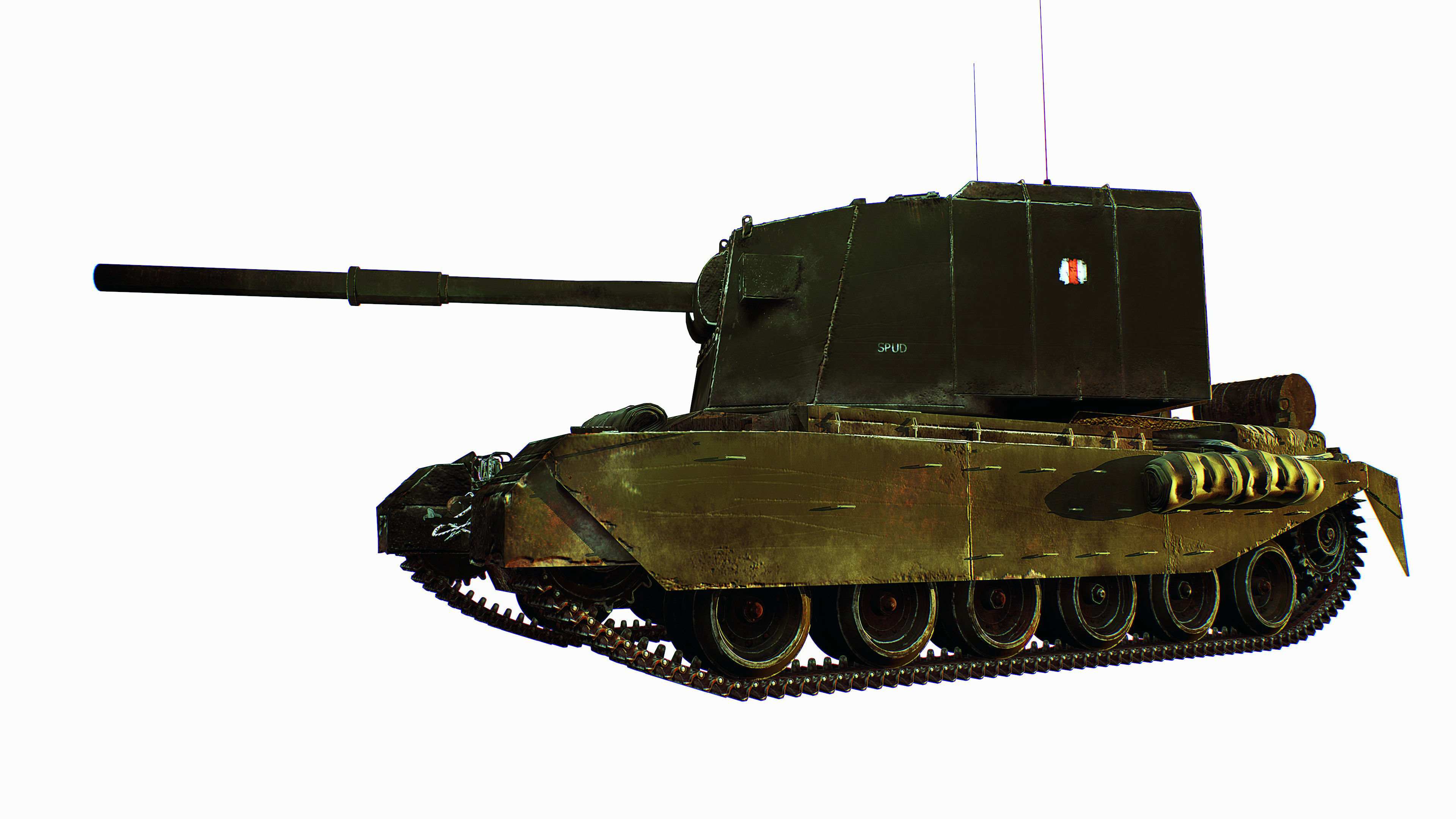 TANK FV-4005-stage-II 3D model_8