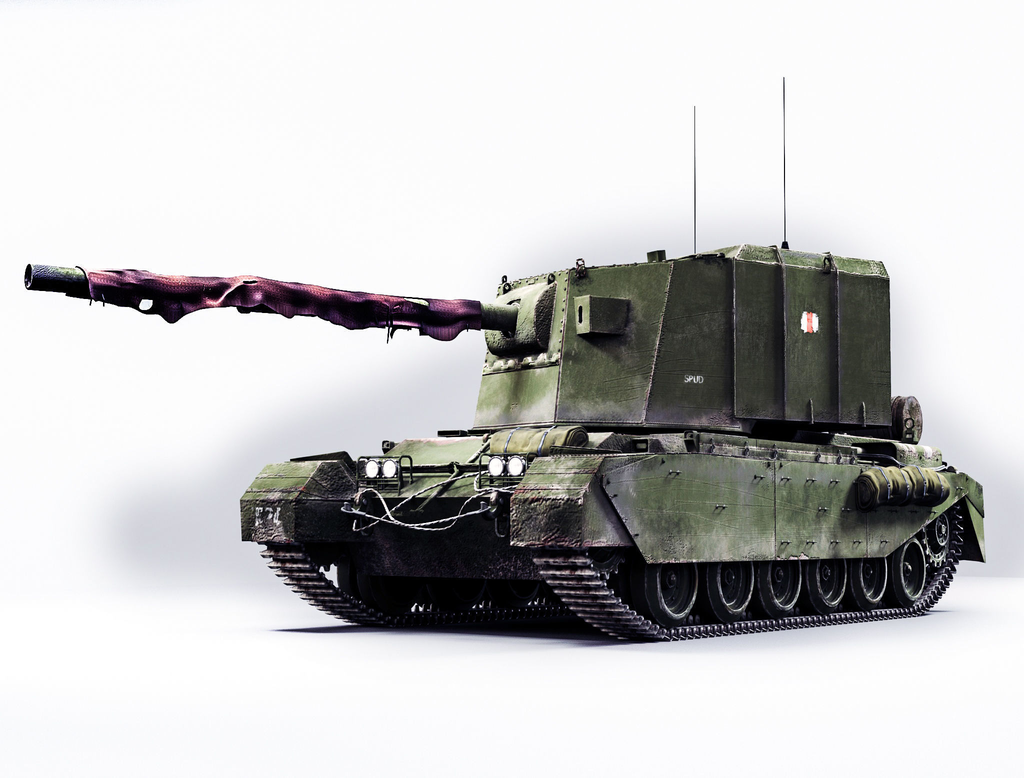 TANK FV-4005-stage-II 3D model_4