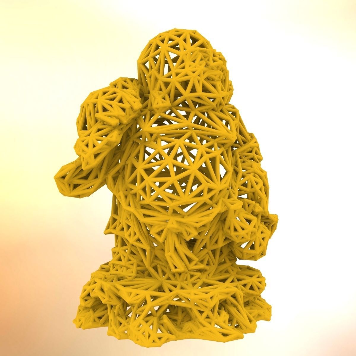 Laughing Buddha 3D print model_28