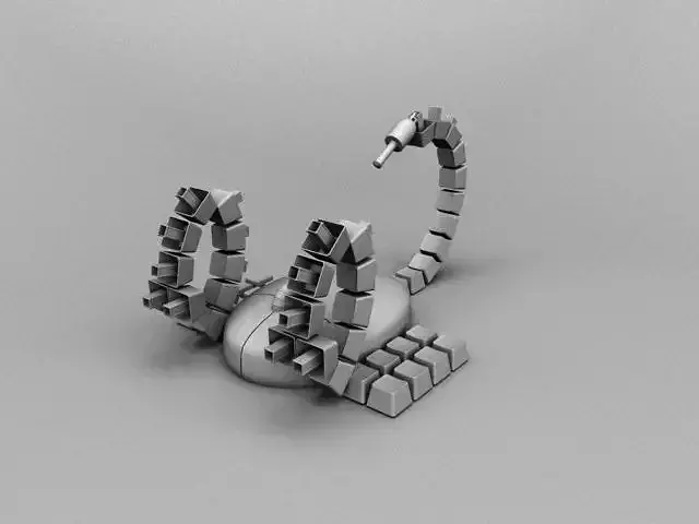 SCORPIO MOUSE Low-poly 3D model