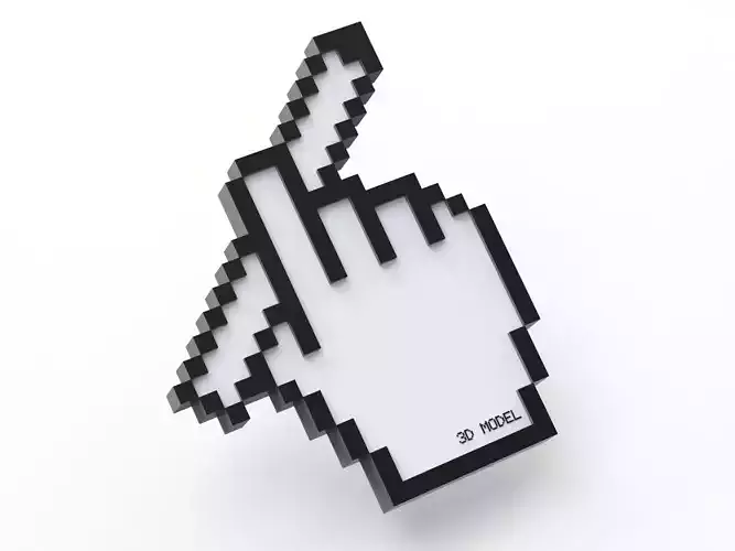 3D Creative Cursor - Pencil