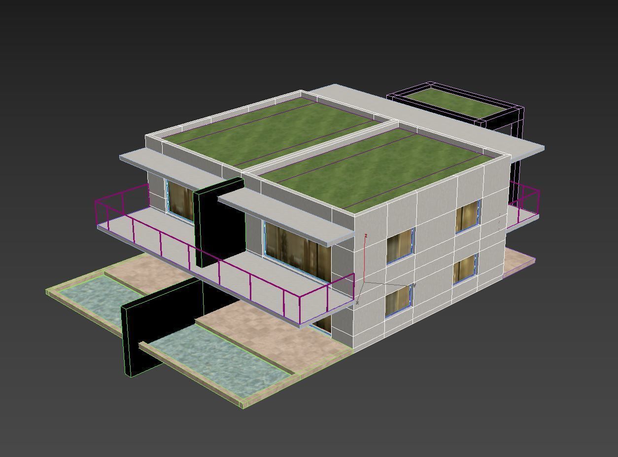 Small House 01 Low-poly 3D model_11