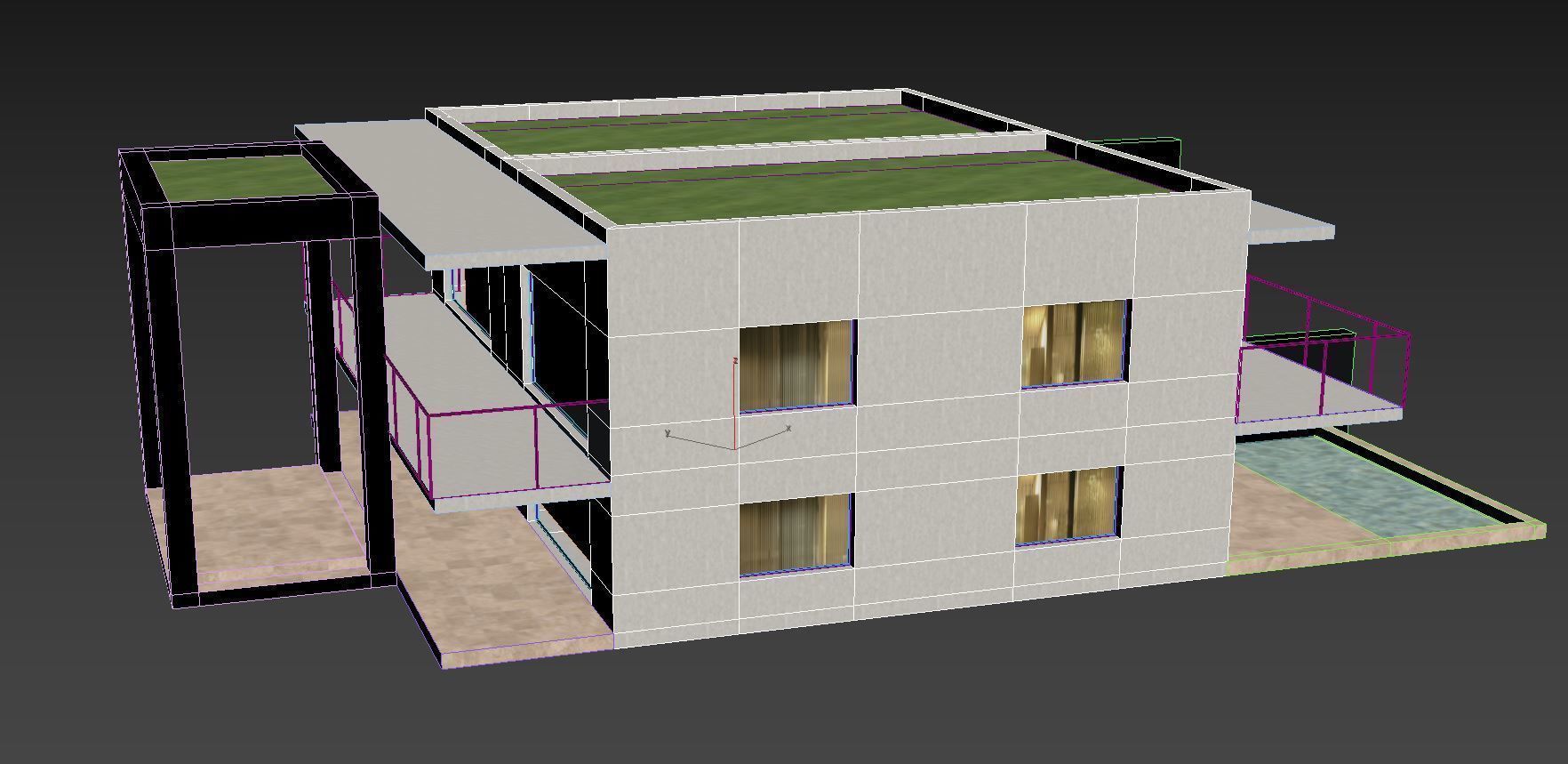 Small House 01 Low-poly 3D model_9