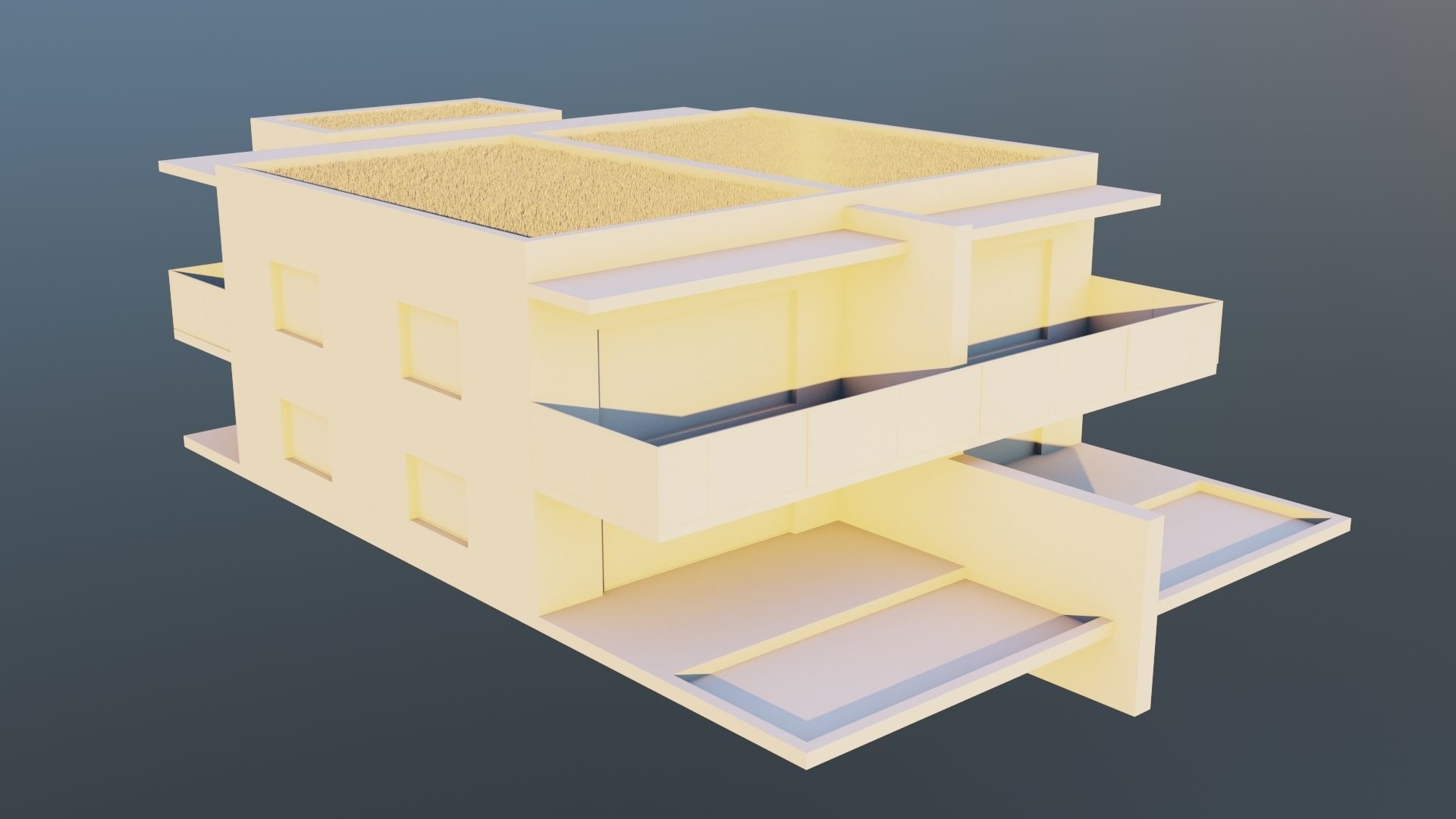 Small House 01 Low-poly 3D model_6