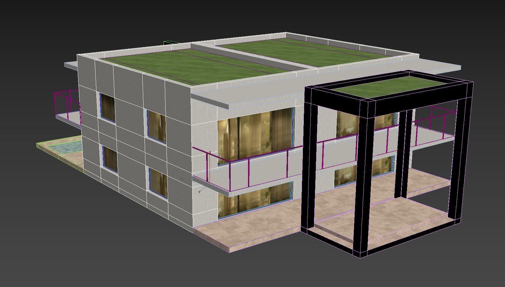 Small House 01 Low-poly 3D model_8