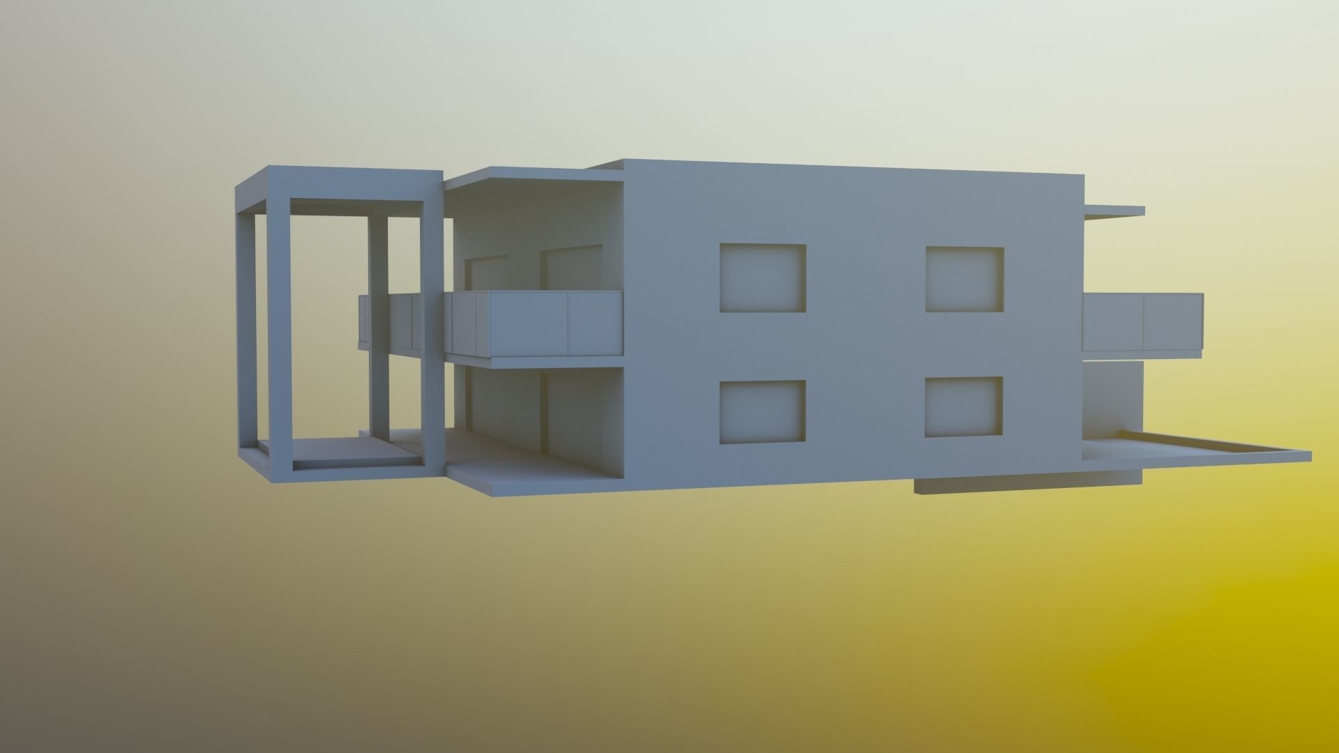 Small House 01 Low-poly 3D model_16