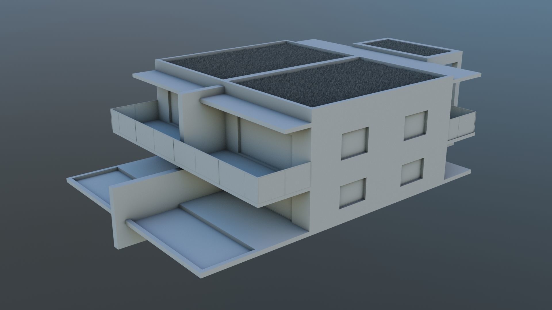Small House 01 Low-poly 3D model_12