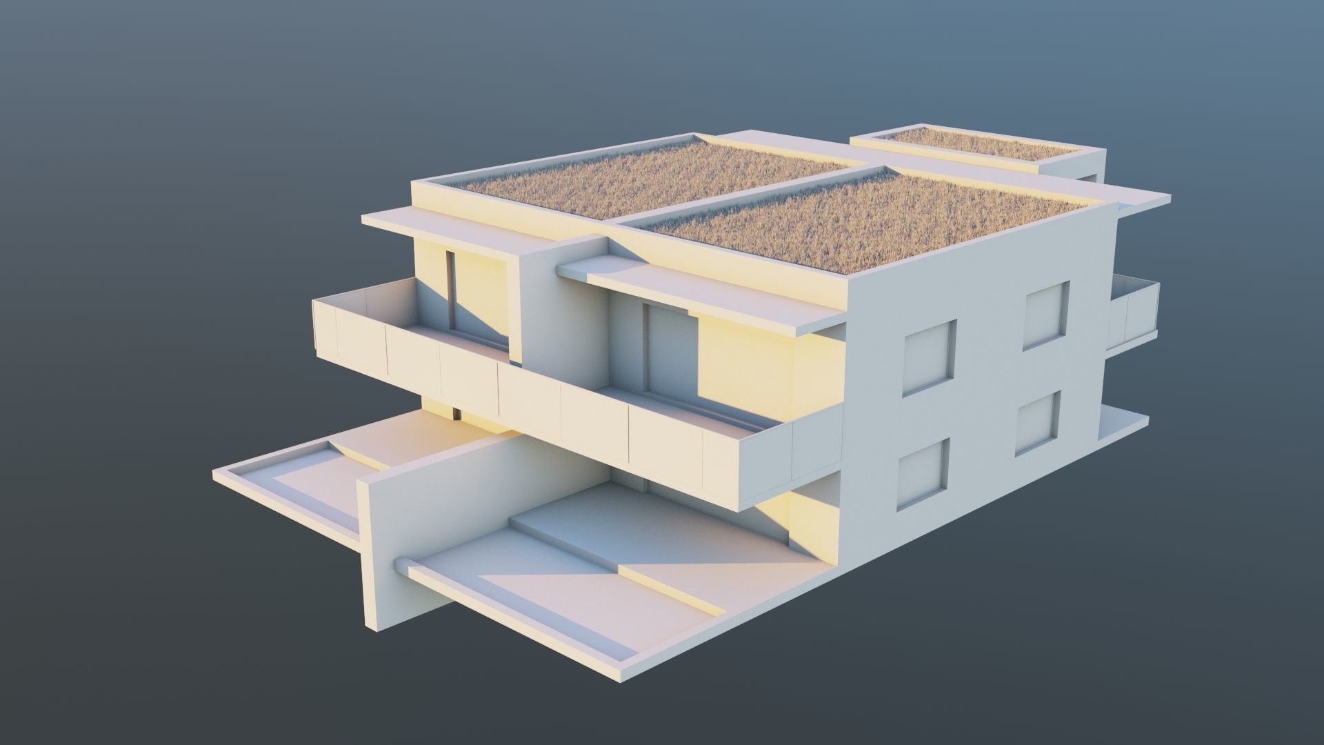 Small House 01 Low-poly 3D model_14