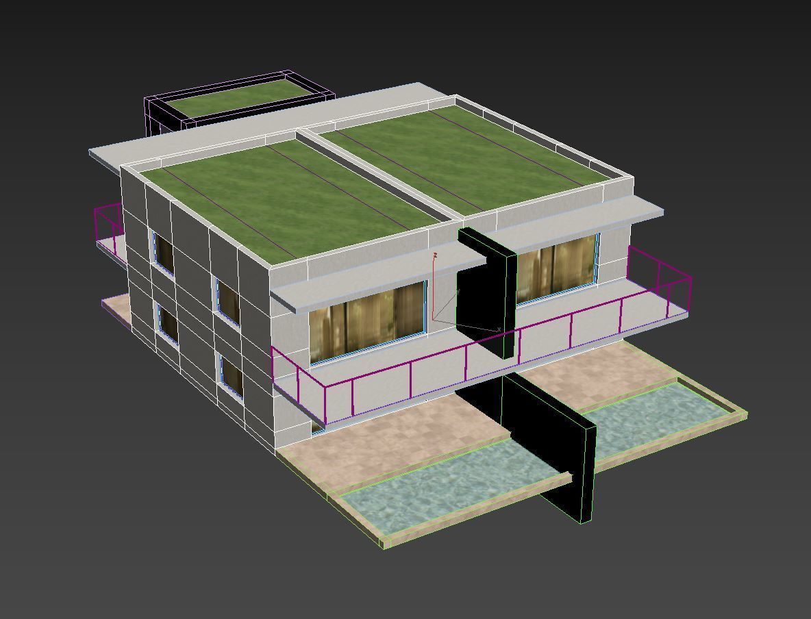 Small House 01 Low-poly 3D model_10