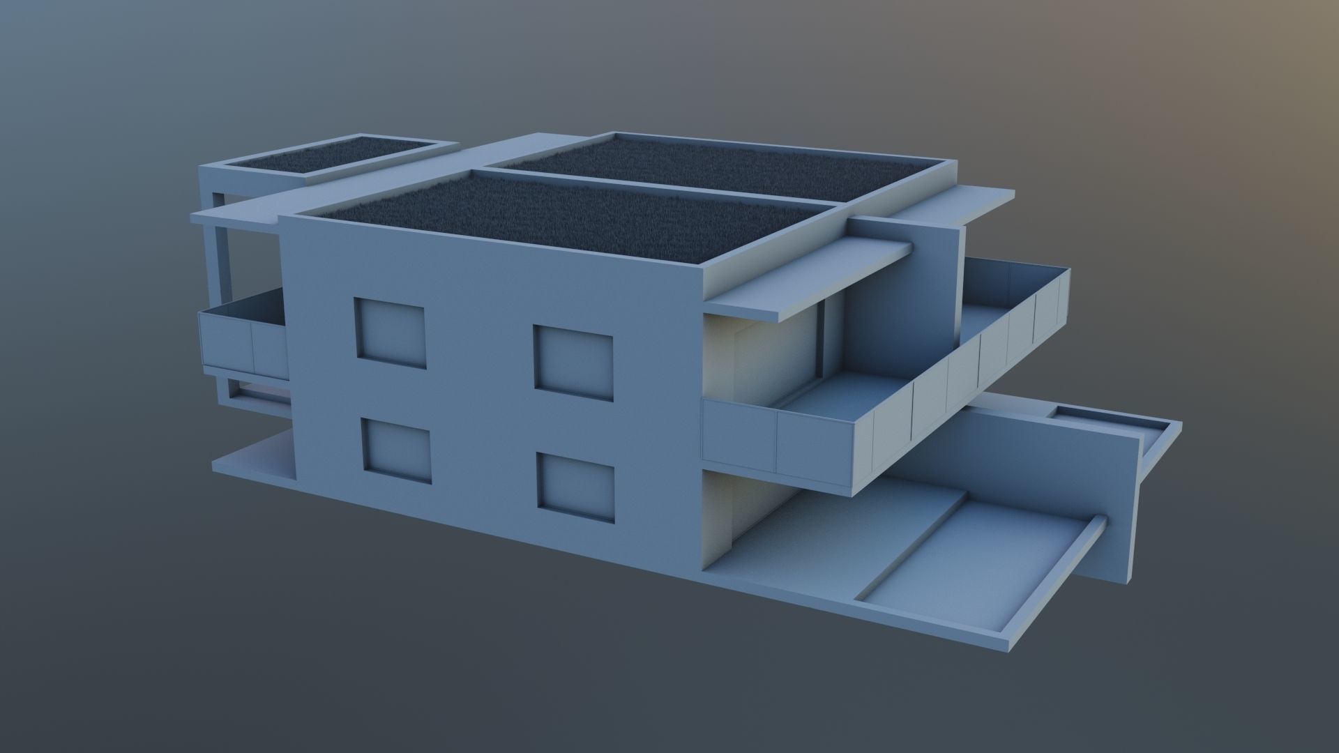 Small House 01 Low-poly 3D model_18