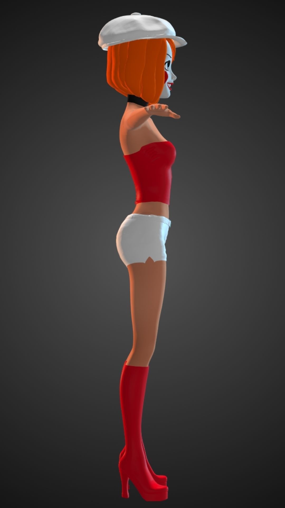 Dee Dee Cartoon - Batman Beyond 3D model_7