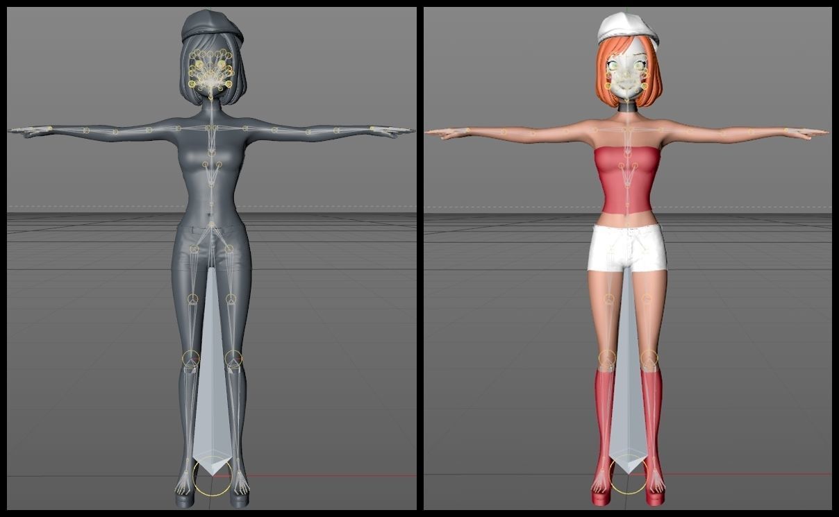 Dee Dee Cartoon - Batman Beyond 3D model_9