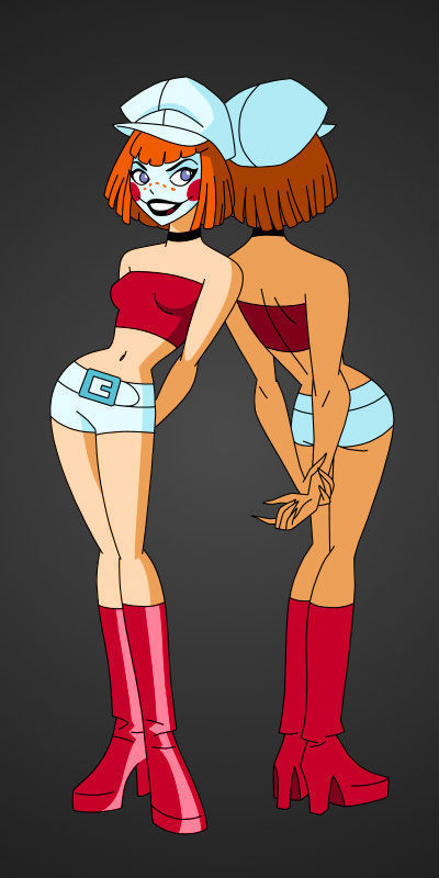 Dee Dee Cartoon - Batman Beyond 3D model_12