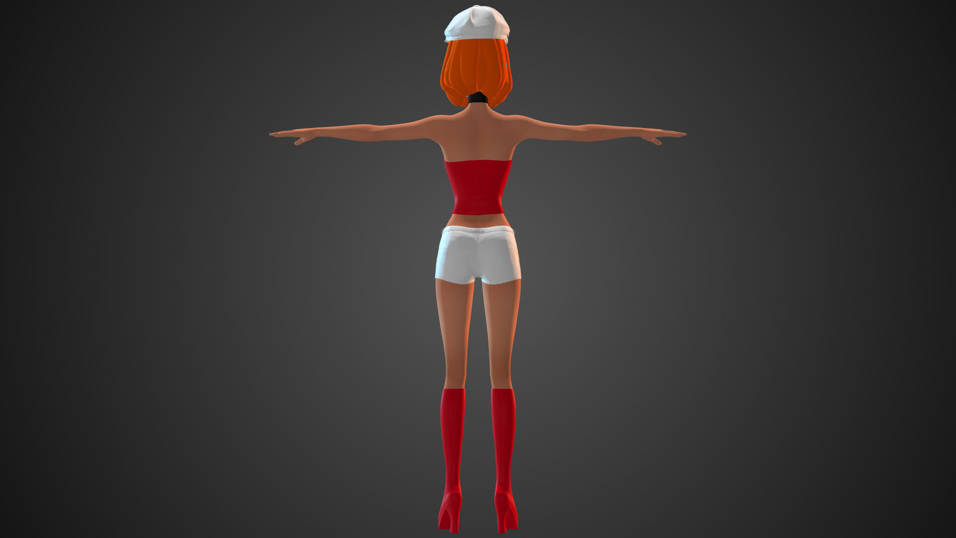 Dee Dee Cartoon - Batman Beyond 3D model_8