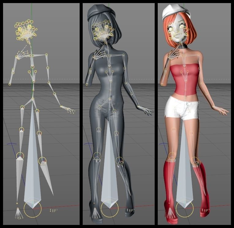 Dee Dee Cartoon - Batman Beyond 3D model_10