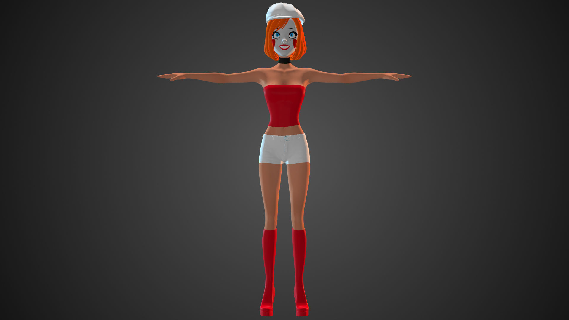 Dee Dee Cartoon - Batman Beyond 3D model_6