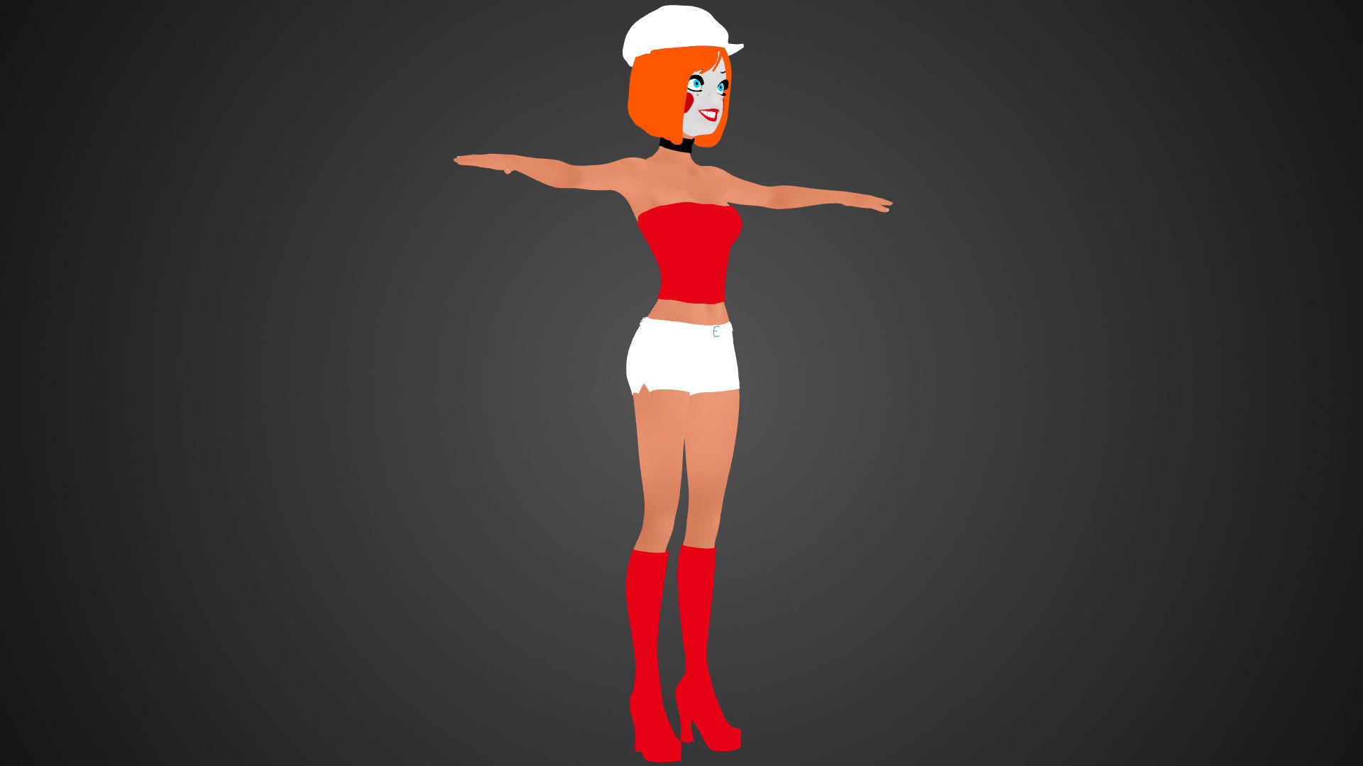 Dee Dee Cartoon - Batman Beyond 3D model_4