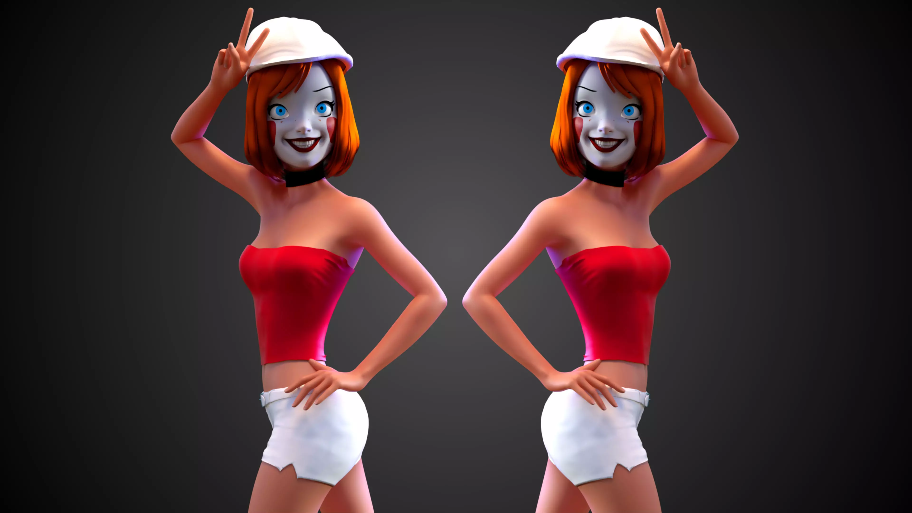 Dee Dee Cartoon - Batman Beyond 3D model_0