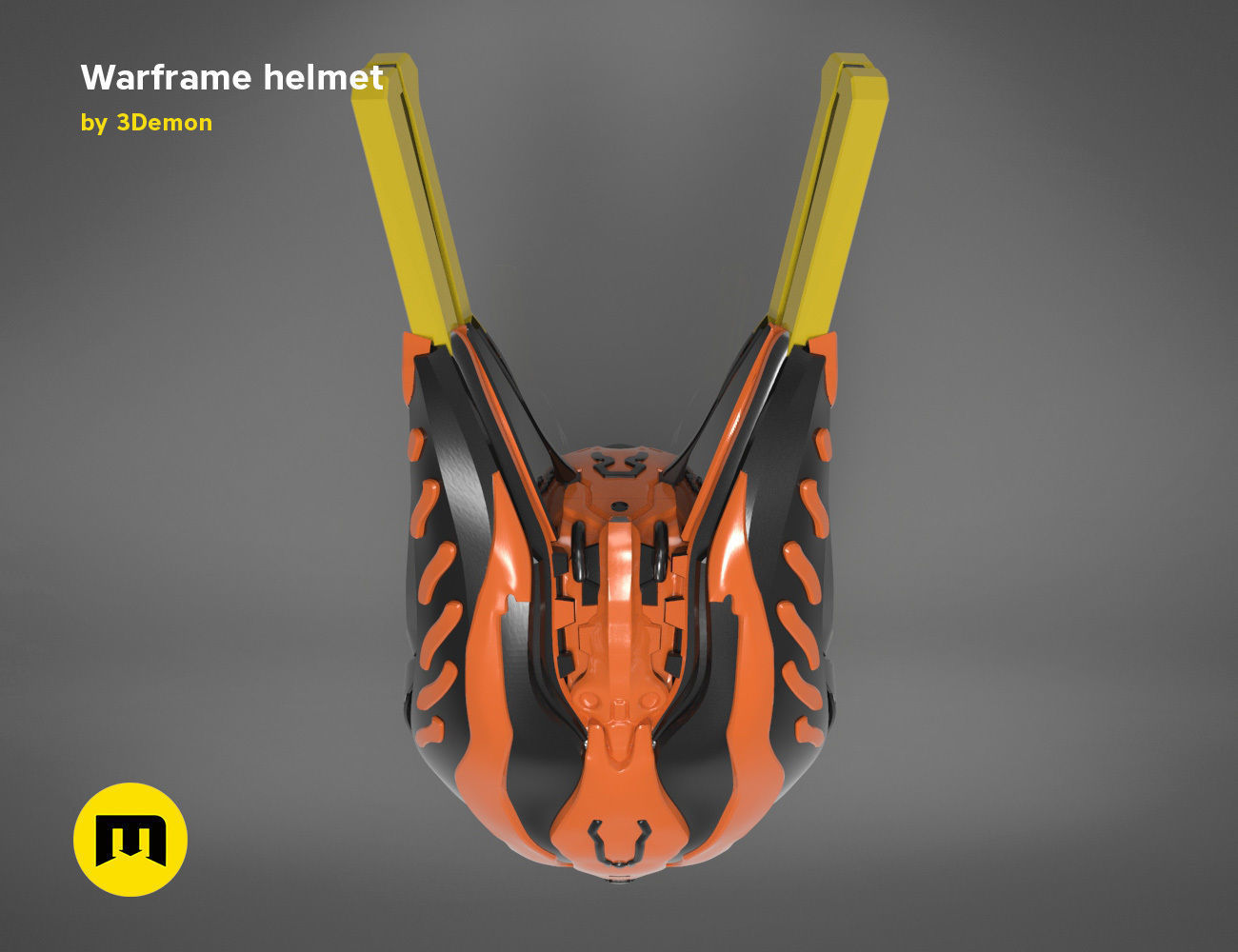 Warframe helmet - 3D PRINT MODEL 3D print model_6
