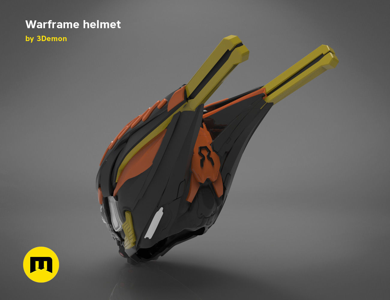 Warframe helmet - 3D PRINT MODEL 3D print model_2