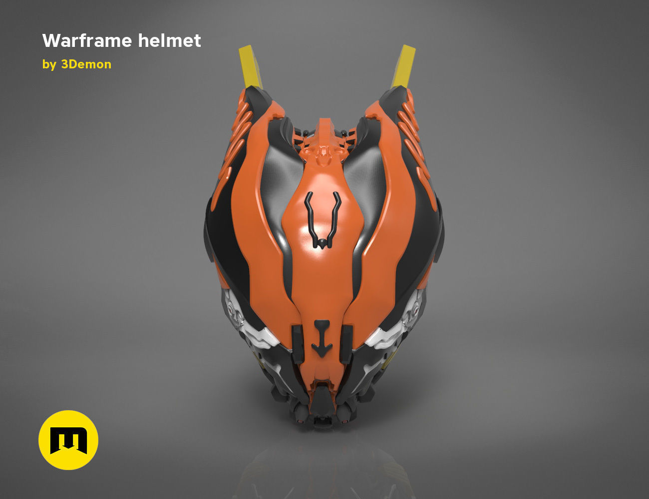 Warframe helmet - 3D PRINT MODEL 3D print model_1