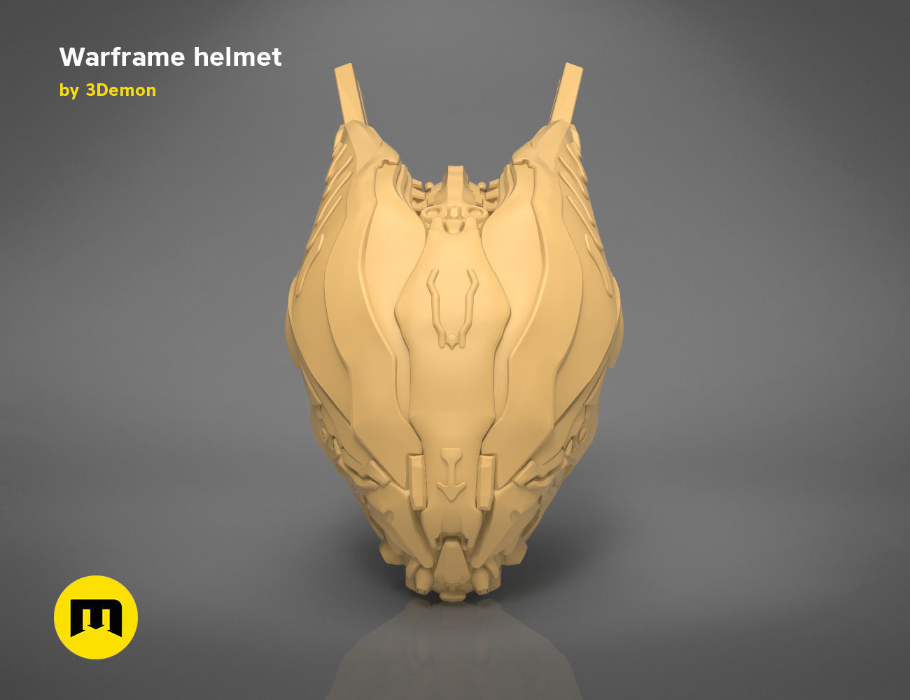 Warframe helmet - 3D PRINT MODEL 3D print model_10
