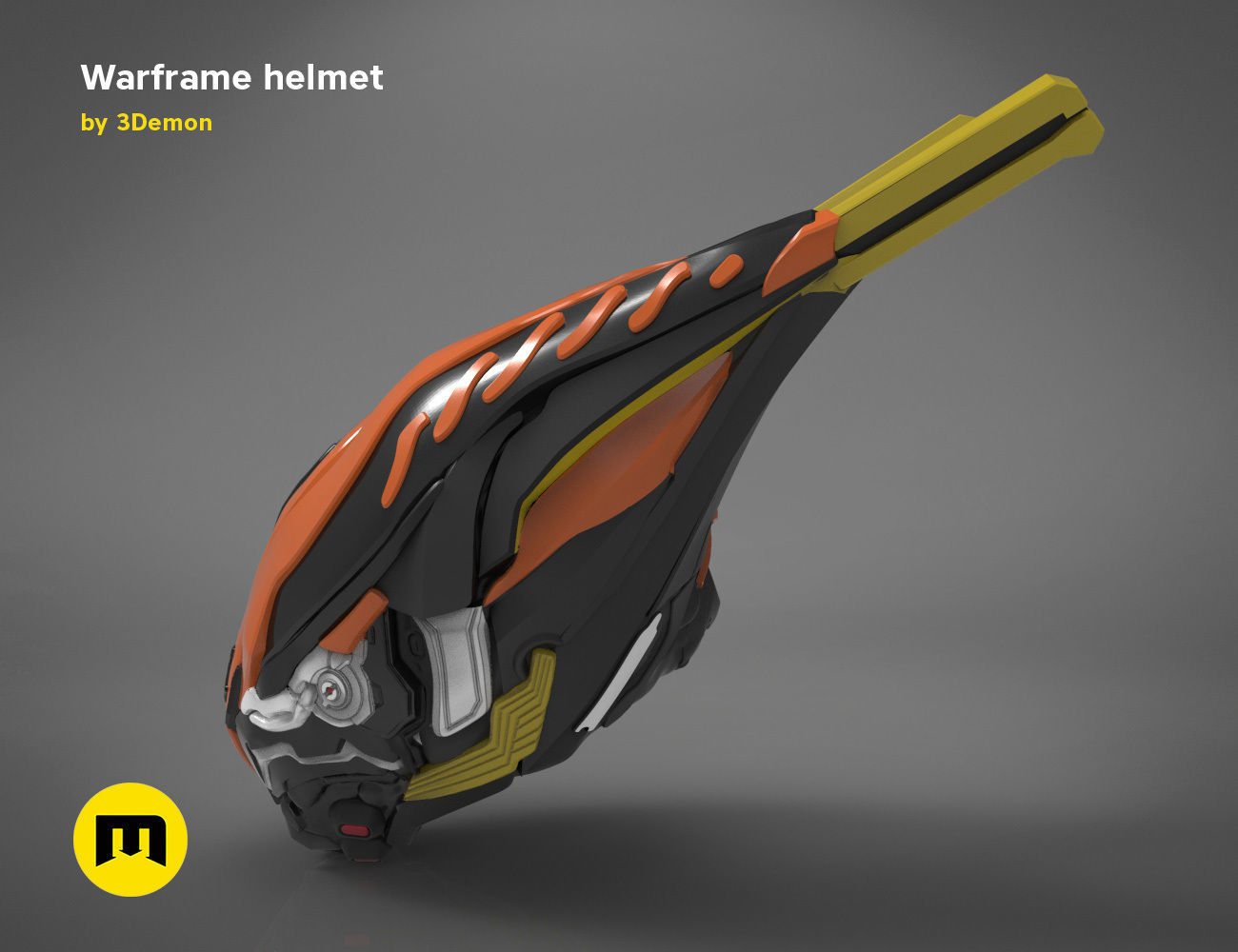 Warframe helmet - 3D PRINT MODEL 3D print model_4