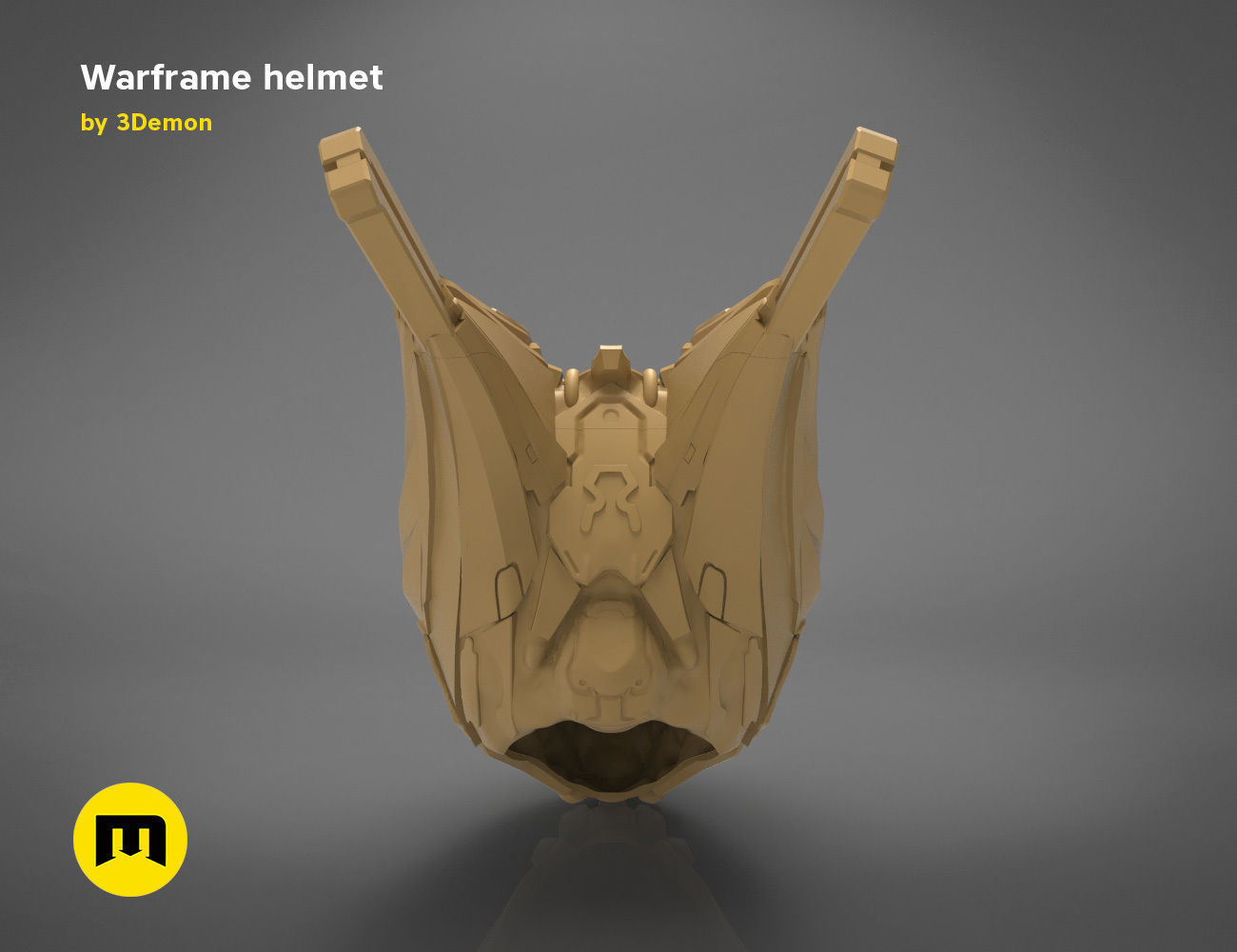 Warframe helmet - 3D PRINT MODEL 3D print model_11