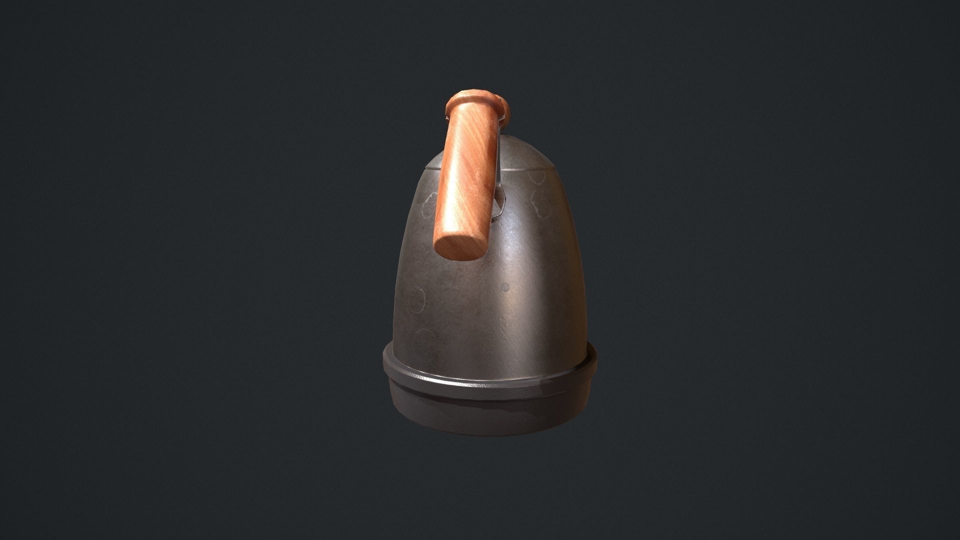 Gooseneck Kettle Low-poly 3D model_8
